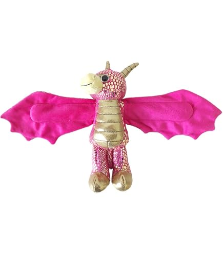 Wild Republic Huggers Glow Schmetterling – 20 Cm, Plüschtier, Leuchtend, Aus Recycelten Flaschen