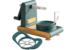 HUNYA Éplucheur Multi-fruits, Éplucheur de Fruits à Main, Éplucheur et Vide-pomme, Machine à Éplucher, Éplucheur de Fruits et Légumes pour Pommes de Terre, Pommes, Oranges