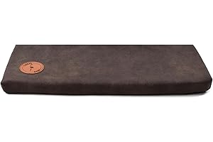 BORN2REST Prime Cat Window Lounger for Cats, Windowsill with a Non-Slip Backing, Cat Bed Window Sill, 50 cm x 20 cm, Made in European Union (Brown, 50 x 20 x 3 cm)