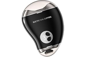 GENÉRICO Nagelschere für Fußnägel, elektrischer Nagelschleifer für Menschen, sicherer Doppelkopf-Nagelknipser, 3 Geschwindigkeiten, sicher für Reisen