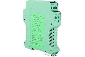 DIOCHE 4 20Ma Analog Splitter 1 Input 2 Output 4 20Ma Isolator DC 24V DC Current Isolator Transmitter 4 20Ma Plc Detect Conditioner(#4) (Uno in due da 4-20 mA a 4-20 mA)