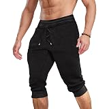 NAVISKIN 3/4 Pantalones Capri de Fitness para Hombre Pirata Pants Atléticos  Deportivos Correr Térmicos Chándal Deporte Yoga Running Entrenamiento  Bolsillos con Cierre : Amazon.es: Ropa