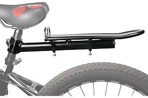 ENGWE MTB Porte-Bagages arrière en Alliage d'aluminium, Porte-Bagages de vélo, Porte-Bagages rétractable, Porte-Bagages Universel, Porte-vélos arrière VTT, Charge maximale 10 kg