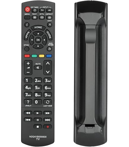 Telecomando Sostitutivo N2QAYB000830 Per TV Panasonic LCD - Modelli TX-42AS520, TX-50AS600, TX-32ASX603 E Simili