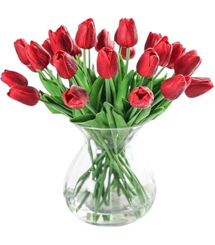 Ensemble Dé 6 Tulipes En Bois Vintage Tulipes En Bois