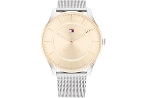 Tommy Hilfiger Damski analogowy zegarek kwarcowy z paskiem ze stali nierdzewnej 1782530, Lekkie złoto goździkowe