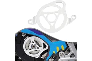 ANXIN Surron Engine Case Saver Cover,CNC Engine Clutch Case Savers Cover Guards Protector Set For Sur Ron Light Bee X/S/L1E Segway X160 X260-Silver