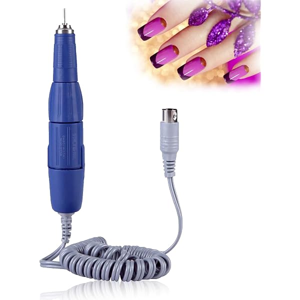 Elektrischer Nagelbohrer-Griff Handstück – 2,35 Mm Stift-Design, Für Nagelmaniküre-Maschine, Schwarz