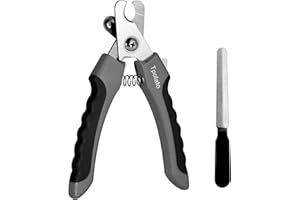Tpotato Dog nails clippers,Dog Nail Trimmers with Safety Guard for Small Medium Large Breed Dog & Cat to Avoid Over Cutting,Professional Grooming Tool with Quick Sensor and Dog Nail File