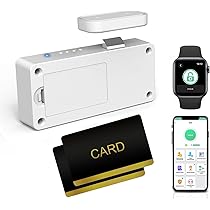 NFC RFID Elektronische Kastslot eLinkSmart Lade Geen Sleutel - Bluetooth App Verborgen Kinderbeveiliging Slot voor Kast Grijs voor Camouflage Likeurkast