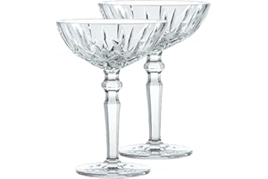 Nachtmann Noblesse 100831 - Set di 2 bicchieri da cocktail, 180 ml, cristallo trasparente