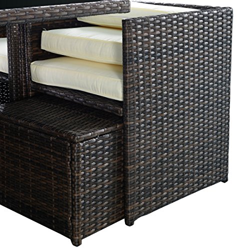 Poly Rattan Rattanset Rattanmöbel Gartenmöbel Lounge Set Sitzgruppe Polyrattan Gartenset max 8er set Garnitur