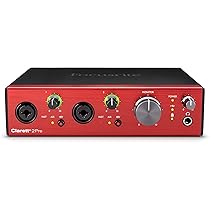 Focusrite Clarett+ 2Pre USB-C Bus-Powered Audio Interface for