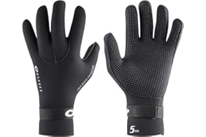 Osprey Wetsuit Glove | Adult 5mm Neoprene Thermal, Anti-Slip and Adjustable Waist Strap for Snorkelling, Scuba Diving, Multiple Sizes