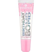 essence Juicy Bomb shiny lip gloss, No. 04 Crazy Cherry, red