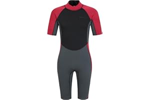 Mountain Warehouse Combinaison de plongée Short pour Homme - Corps: 2.5mm, Combinaison Confortable en néoprène - Convient aux Vacances d'été, plongée et Surf