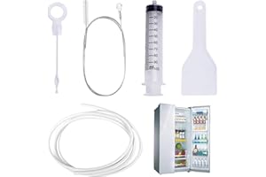 BINXIAOQIN KüHlschrank Reinigungsset ReinigungsbüRste Cleaner,KüHlschrank Abfluss Reinigung Abflussreiniger Cleaning, KüHlschrankreinigungsset AbflussbüRste Drain,KüHlschrank Reiniger Abflussloch Abtauspray ﻿