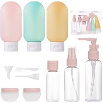EULEX 11-in-1 Reise-Flasche Set, Reiseflaschen 30/50/60/80 ml ...
