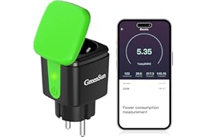 GreenSun Prise Exterieure Etanche Connectée - 16A Prise Consommation Electrique Prises Connectées et Intelligentes Prise Programmable Compatible avec Alexa et Google Home 2.4GHz IP44