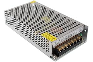 FuturPrint Stabilisateur de tension professionnel pour une utilisation en continu, CA 110-220 V, 50-60 Hz, sortie de 12 V 10 A, adapté pour les installations à LED, caméras, systèmes de surveillance, anti-vol, etc. maximum 120 W