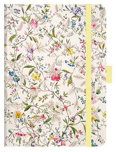 PT Big Wild Flowers 270119 2019: Hochwertiger Buchkalender. Terminplaner mit Wochenkalendarium, Gummiband und Stifthalter. 12 x 17 cm