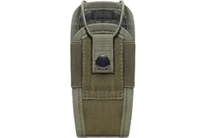 MiOYOOW Supporto per Radio, Custodia per Borsa Walkie Talkie Tattico Facile da Pulire in Nylon, Porta Radio Impermeabile per Cinture Larghe Fino a 4 Pollici