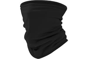 Huccik Snood Polaire Enfant - Tour de Cou Multifonction Hiver Garçon & Fille 6-12 Ans - Cache Cou Respirant avec Protection Visage Anti-Vent pour Ski, Vélo, Course à Pied