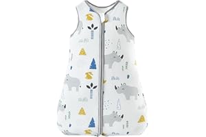 Ruiqas Śpiwór dziecięcy 1,5 TOG śpiwór dla malucha zimowy koc do noszenia z 2-kierunkowym zamkiem błyskawicznym dla chłopców i dziewcząt