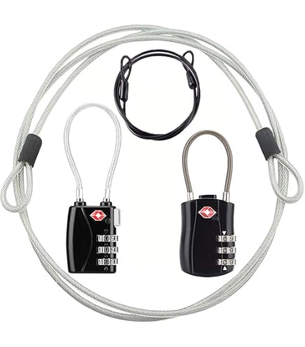 Cadenas à code avec câble acier rétractable 1,8m | Manutan Collectivités