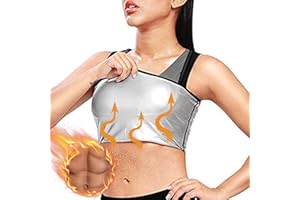 LOFFU Sauna Sweat Vest for Men and Women, T-Shirt Heat Trapping Tank Tops Waist Trainer, Body Shaper Slimming, Weight Loss Workout Suit
