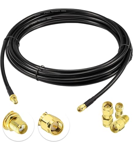 Boobrie Kabel SMA mannelijk vrouwelijk 25 meter kabel RG58 50 ohm Boobrie Kabel SMA mannelijk vrouwelijk 25 meter kabel RG58 50 ohm
