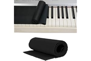 ERICETION Couvre-Clavier De Piano en Coton - Tissu De Piano Électrique Anti-poussière pour Les Accessoires De Protection Et De Nettoyage