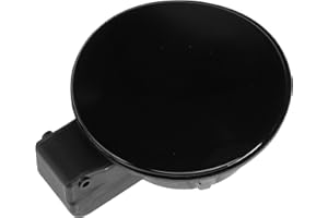 Motoforti Fuel Tank Door Cap for Volkswagen Polo 2011-2018 Fuel Filler Flap Cover Clip Type No.6R0809857D Black ABS Fuel Filler Door Gas Cap