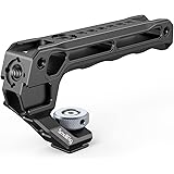 SMALLRIG Poignée Supérieure (Cold Shoe Version), Poignée Légère pour Cage de Caméra, Plate-Forme Vidéo Universelle avec 5 Ada