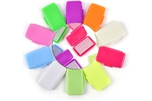 Angzhili 50 Pcs Dental Orthodontic Wax Relief Wax 10 Boxes Sticks Mutiple Scents Fresh Mouth for Braces Wearer Oral Care (Mixed Scent)