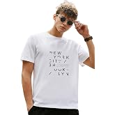 DAKSEL Erkek%100 Pamuk New York Brooklyn Baskılı T-Shirt, Bisiklet Yaka, Kısa Kollu, Rahat Kesim, 14 Renk Se&ccedil;eneği