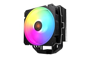 Noua Arcade ARGB Dissipatore di Raffreddamento per CPU TDP 180W 6 Tubi di Calore a Contatto Diretto e Ventola PWM Addressable 5V ADD RGB da 120 mm Compatibile LGA 1200 115x 1366 AM4 AM3 AM2