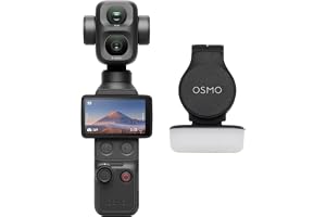 DJI Osmo Pocket 4P standardpaket, vloggkamera 4K, 2 objektiv, CMOS 1″ | 3× optisk zoom, upp till 12× zoom, 4K/240 b/s, 17-stegs dynamiskt omfång, inbyggt lagringsutrymme, fyllnadsljus