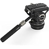 SMALLRIG Testa Video Fluida per Treppiede, Damping Regolabile, Piastra a Sgancio Rapido per Manfrotto e per DJI RS 2 /RS 3 /R