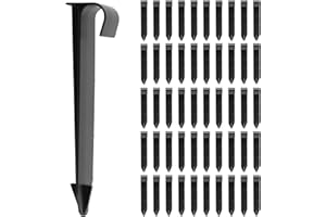 Tesmotor 50PCS Piquets de Fixation au Sol pour Tuyau D'irrigation Goutte à Goutte, Piquets de Sol pour Potager, Parterres de Fleurs, Système D'arrosage, Fournitures pour Le Jardinage