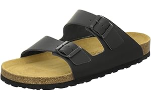 AFS-Schuhe Bequeme Herren Pantoletten, Sandalen und Hausschuhe aus Leder - Größe 36-50 - Made in Germany