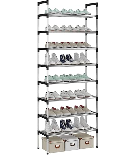 ClarityRack | Transparant schoenenrek met meerdere lagen - Stevige sta