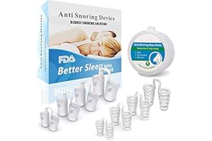 Dispositif Anti-Ronflement, 4 Tailles Dilatateur en Silicone, Écarteur Nasal Anti-Ronflement Bouchon de Ronflement pour un Sommeil plus Confortable