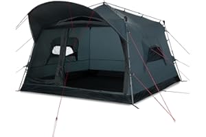 qeedo Quick Villa, Tente de Camping familiale (4 ou 5 Personnes) avec Quick-Up-System