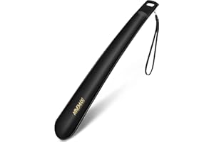 NINEMAX Schuhlöffel Lang Kunststoff, 41cm Langer Schuhanzieher Plastik, Lange Schulöffel Gross Stabil (1er Pack)