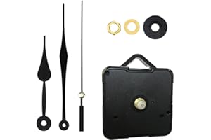 RAMONI Clock Mechanisms Battery Powered,Silent Quartz Clock Mechanism Movement Kits,High Torque Clock Movement Replacement Mechanism,Diy Wall Clock Mechanism Parts Motor Replacement,For Repair Home Office