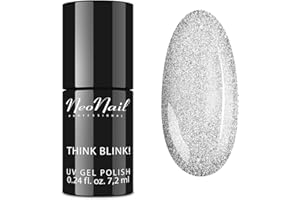 ‎NEONAIL NeoNail Lakier do paznokci UV - Think Blink - Lakier do paznokci UV Lakier do paznokci Polish Soak Off (6312-7 Twinkle White), 7,2 ml