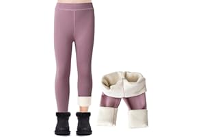 Kefiyis Leggins Termicos Niña Forro Polar Leggings Niña Largos Invierno Algodón Mallas Calentitos Pantalon
