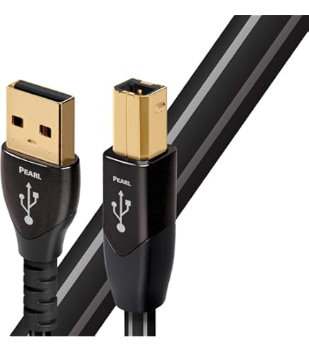 AudioQuest 1.5m Carbon USB A-B câble USB 1,5 m USB B Noir - Câbles