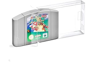 Link-e : 10 X Boitier de Protection Plastique pour Cartouche de Jeu Compatible avec Console Nintendo 64 - N64